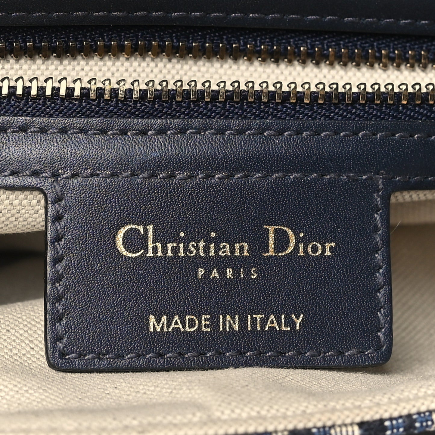 Oblique Saddle Bag Blue