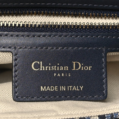 Christian Dior Oblique Saddle Bag Blue 6 of 12