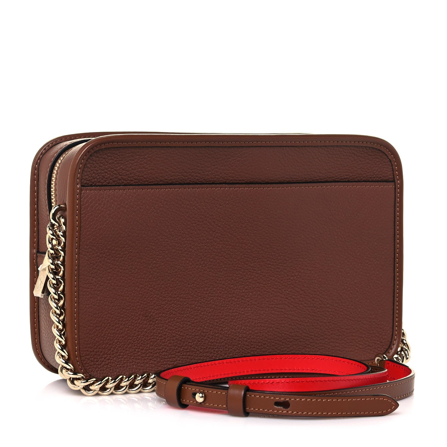 Christian Louboutin Calfskin Small Radioloubi Biscotto Loubi 2 of 13