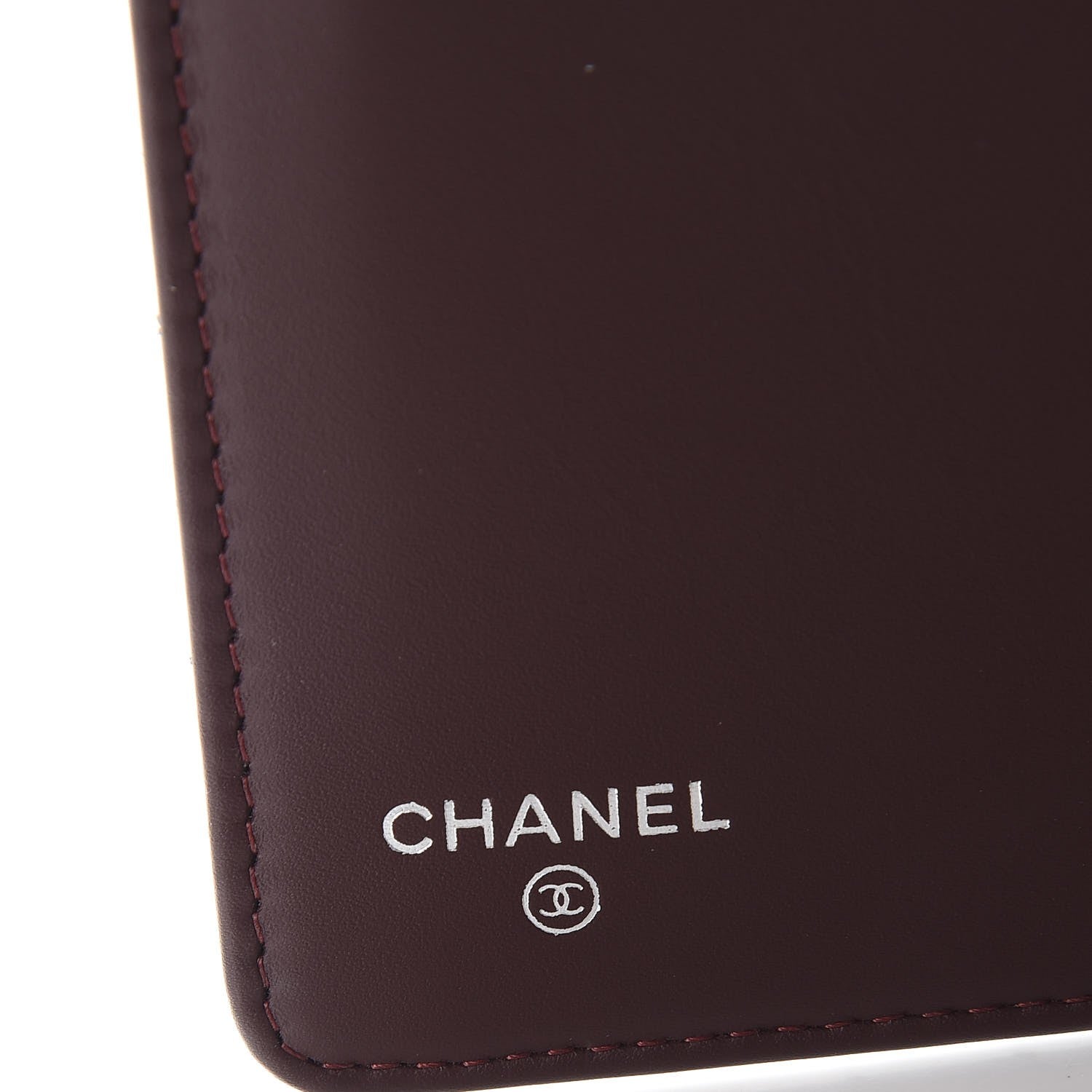 Chanel Caviar Chevron Quilted Yen Wallet Black 6 of 9