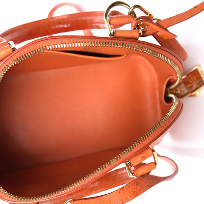 Louis Vuitton Ostrich Alma BB Piment 6 of 11
