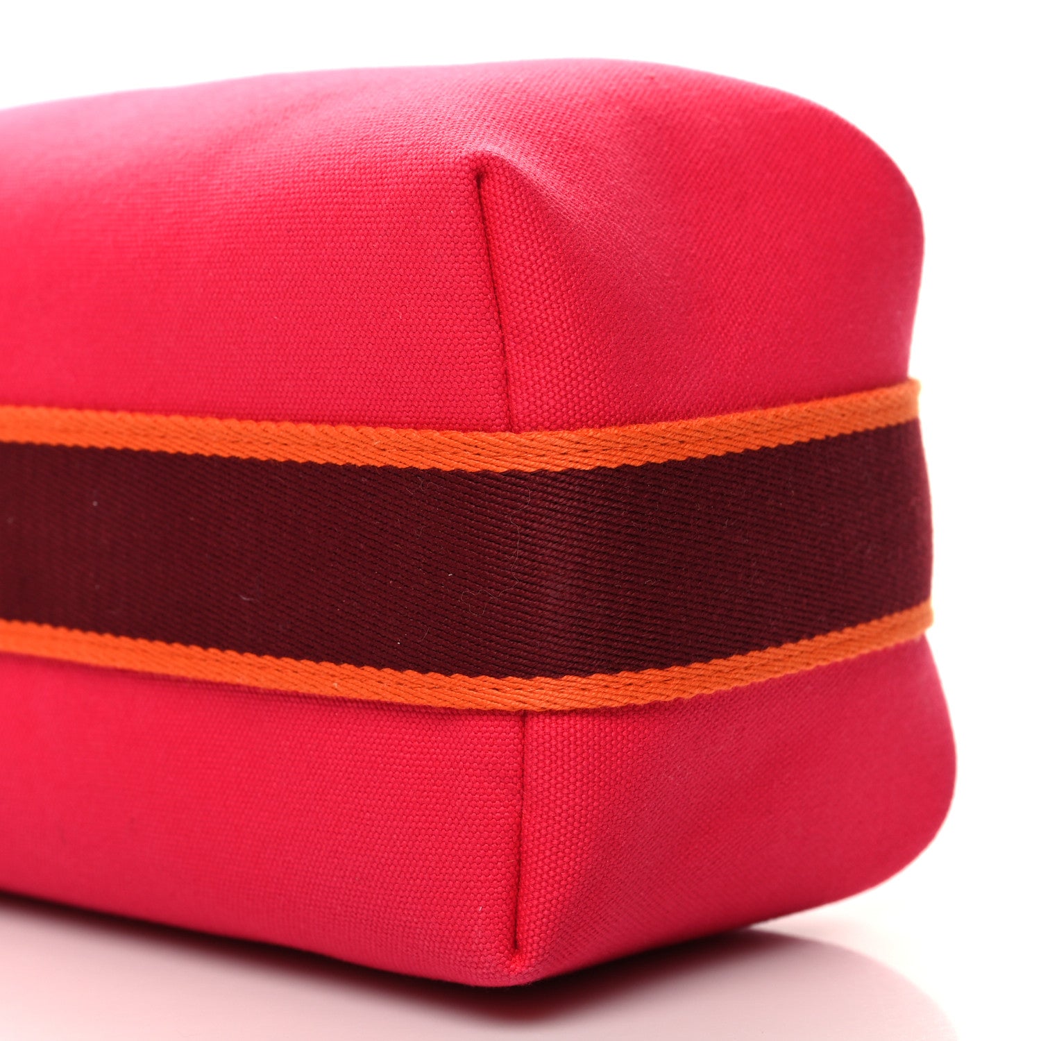 Hermes Canvas Small Bride-A-Brac Pouch Hibiscus 9 of 9