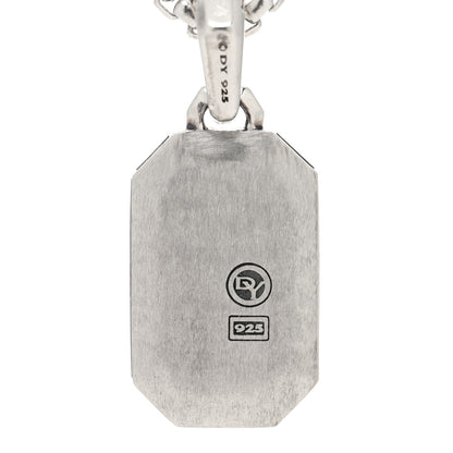 David Yurman Sterling Silver Diamond Streamline Amulet Pendant Necklace 4 of 4
