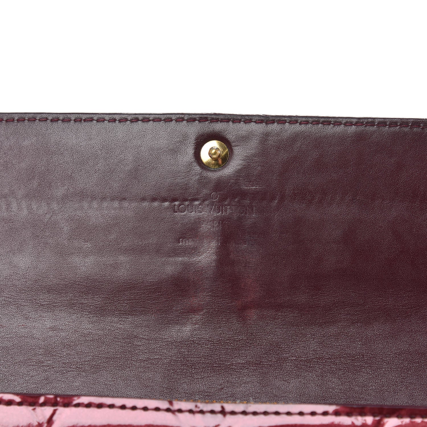 Louis Vuitton Vernis Sarah Wallet Rouge Fauviste 6 of 7