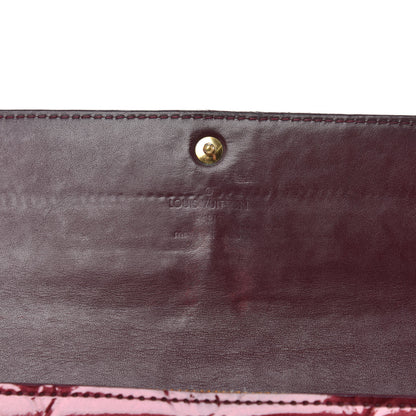 Louis Vuitton Vernis Sarah Wallet Rouge Fauviste 6 of 7