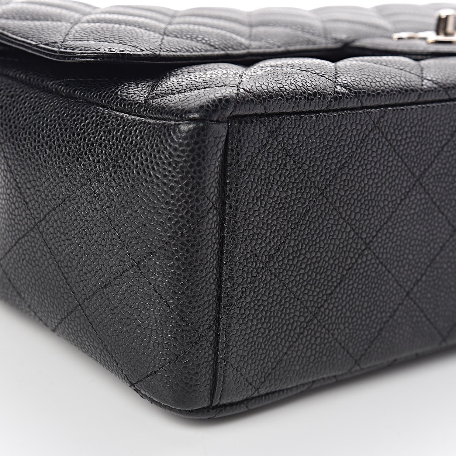 Chanel Caviar Quilted Maxi Double Flap Black 12 of 14