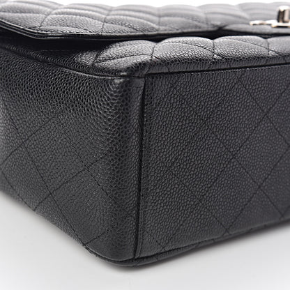 Chanel Caviar Quilted Maxi Double Flap Black 12 of 14