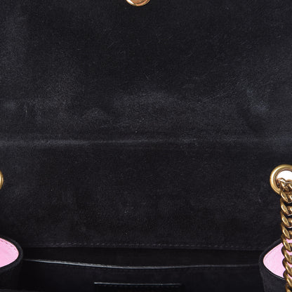 Saint Laurent Metallic Calfskin Small Classic Monogram Kate Tassel Satchel Pink 10 of 10