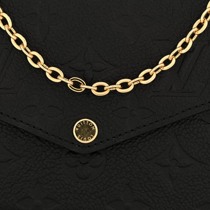 Louis Vuitton Empreinte Pochette Felicie Chain Wallet Black 11 of 11