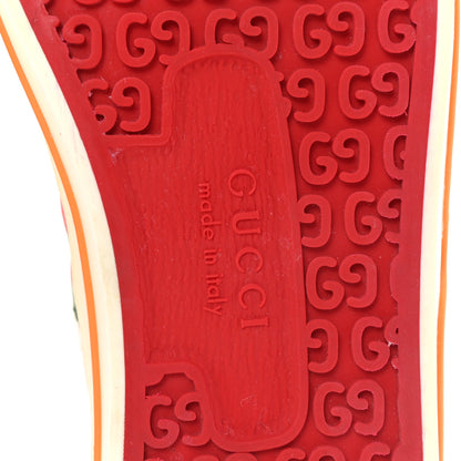 Gucci Cotton GG Monogram Web Womens 1977 Tennis Sneakers 37 Philod Ivory Mystic White 7 of 9
