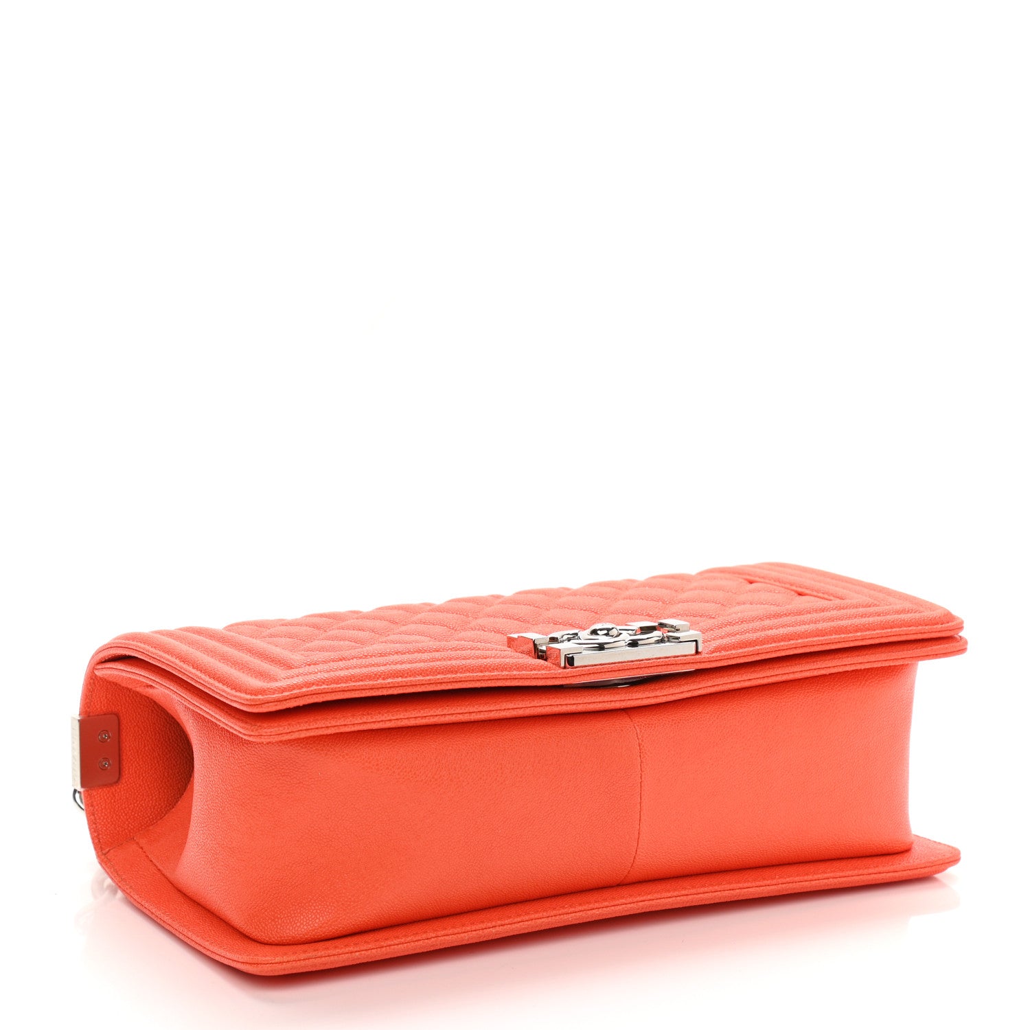 Chanel Caviar Quilted Medium Boy Flap Orange 4 of 11