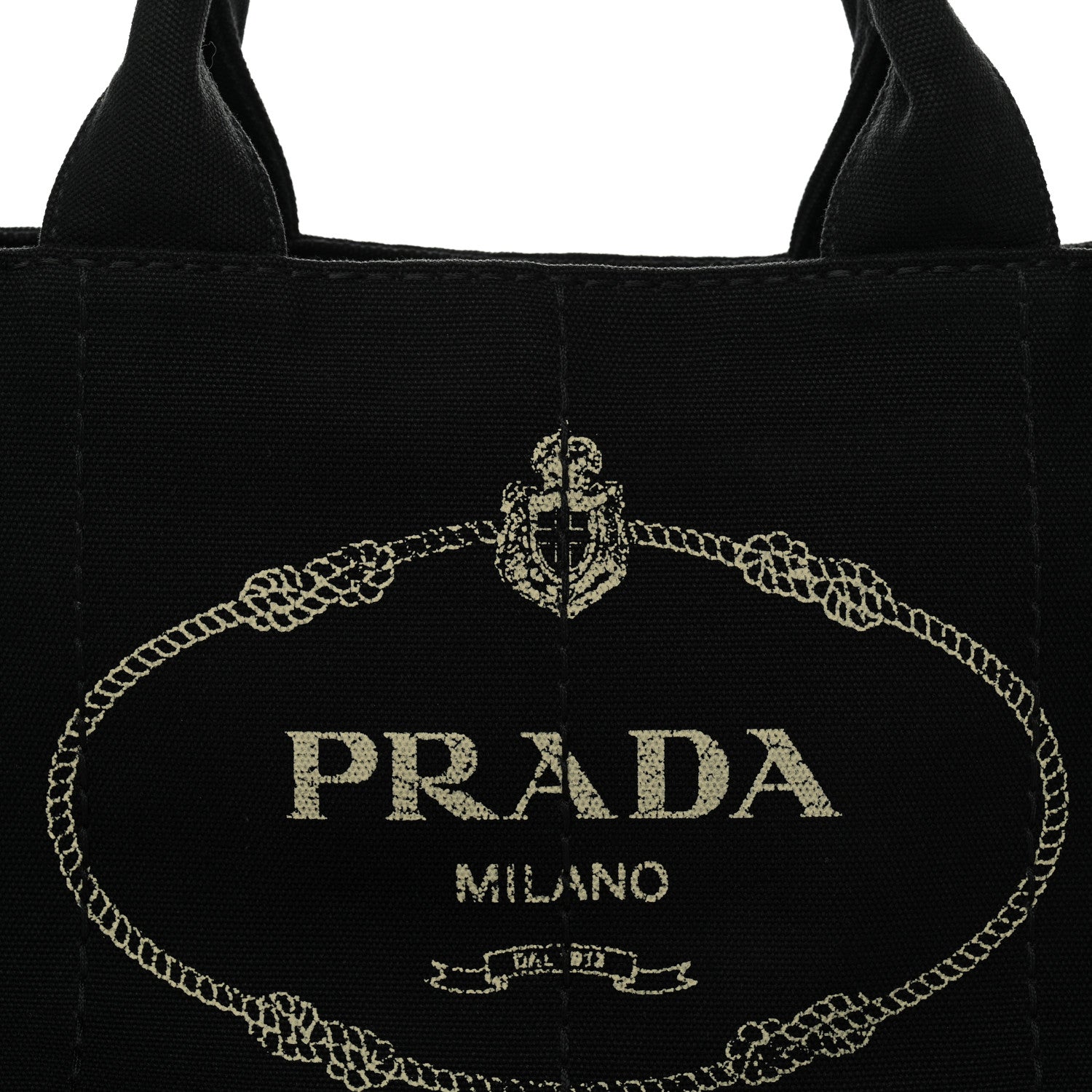 Prada Canapa Logo Tote Black 8 of 11