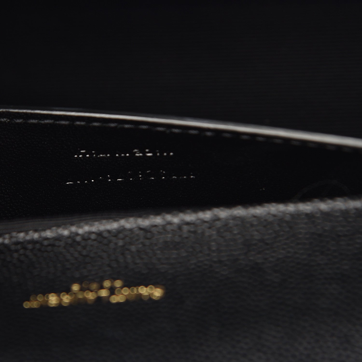 Saint Laurent Grain De Poudre Monogram Cassandre Clutch Black 7 of 8