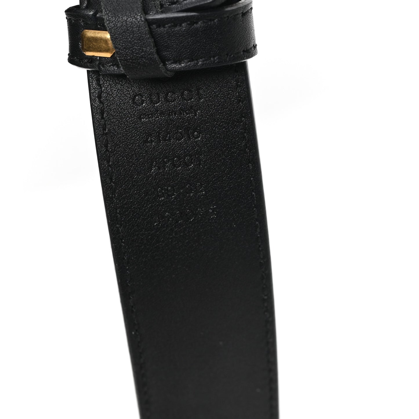 Calfskin Double G 30mm Belt 80 32 Black