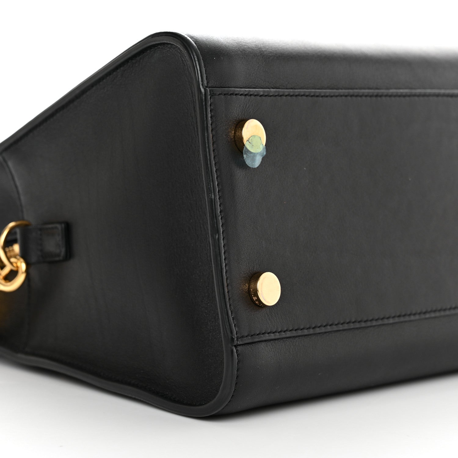 Saint Laurent Smooth Calfskin Small Cabas Monogram Black 9 of 10