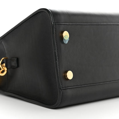 Saint Laurent Smooth Calfskin Small Cabas Monogram Black 9 of 10