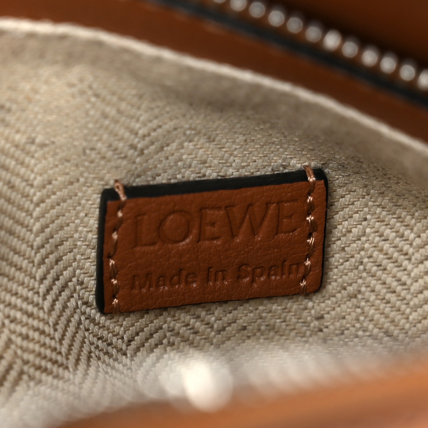 Loewe Calfskin Mini Puzzle Bag Tan 6 of 11