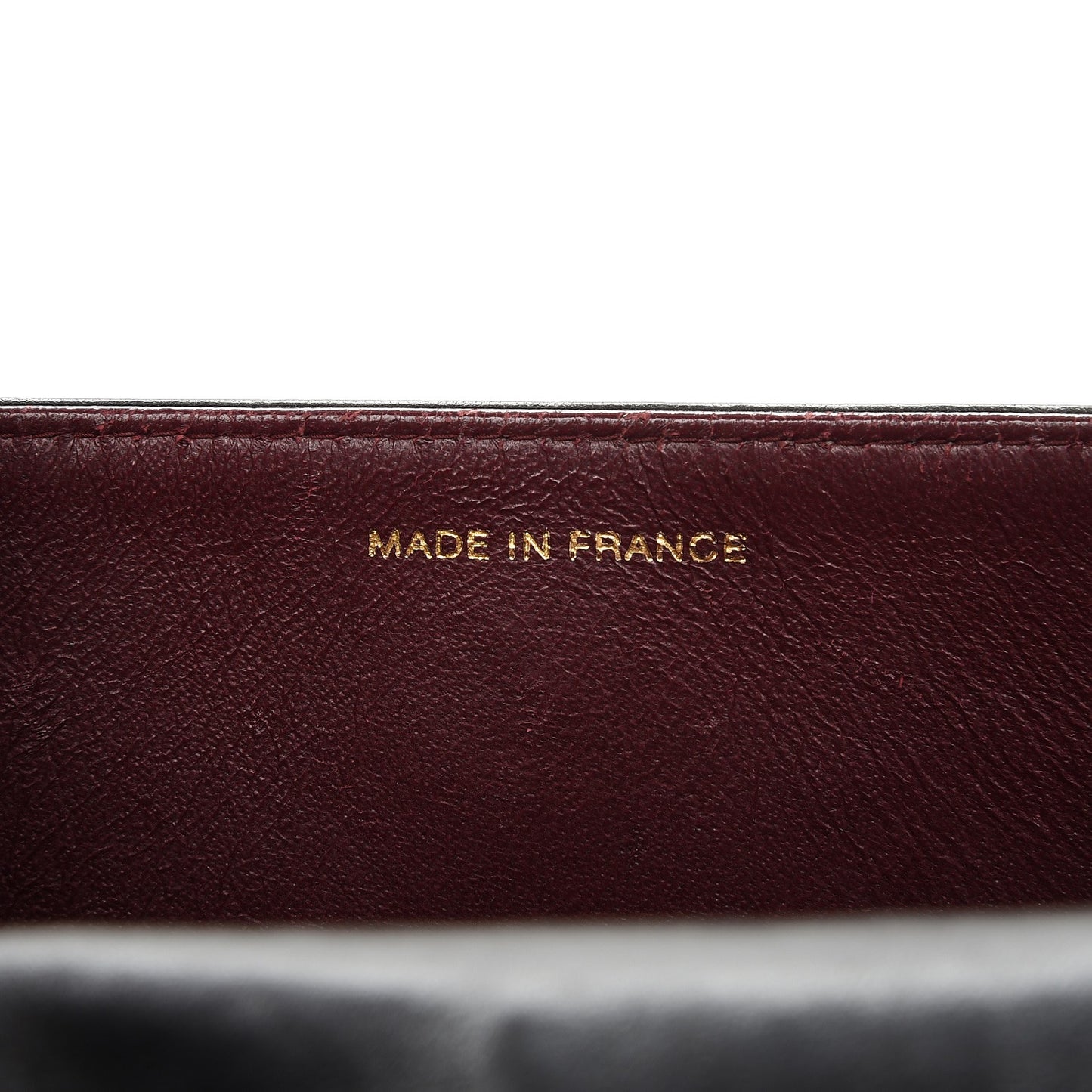 Lambskin Mademoiselle Shoulder Bag Black