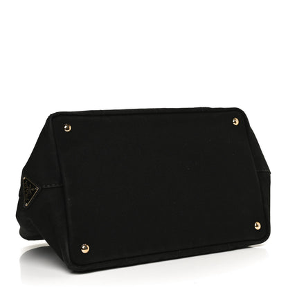 Prada Canapa Logo Tote Black 3 of 10