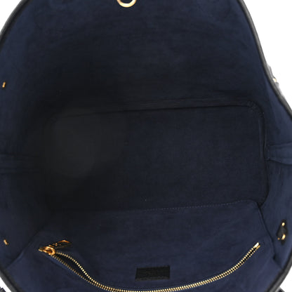 Louis Vuitton Empreinte Monogram Giant Neverfull MM Black 5 of 9