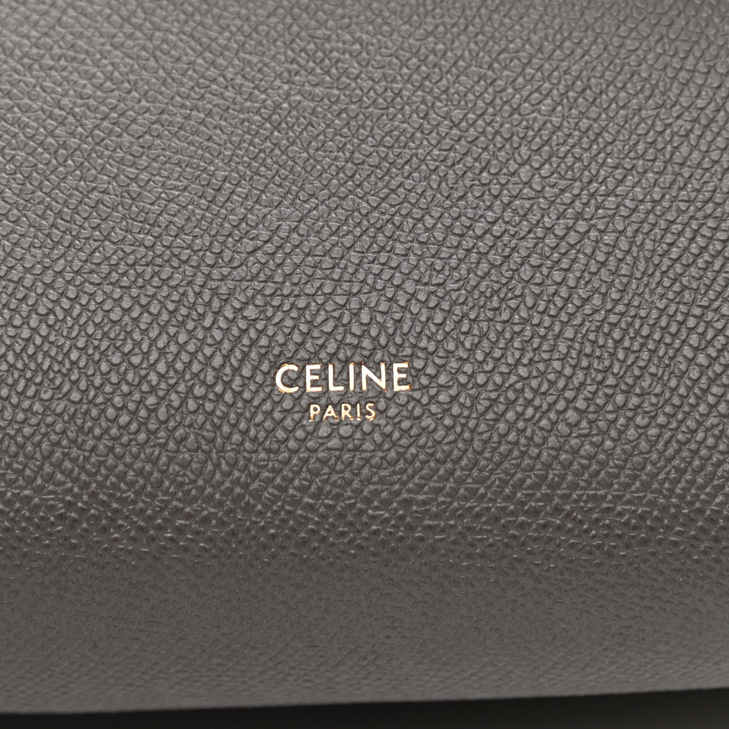 Grained Calfskin Mini Belt Bag Grey