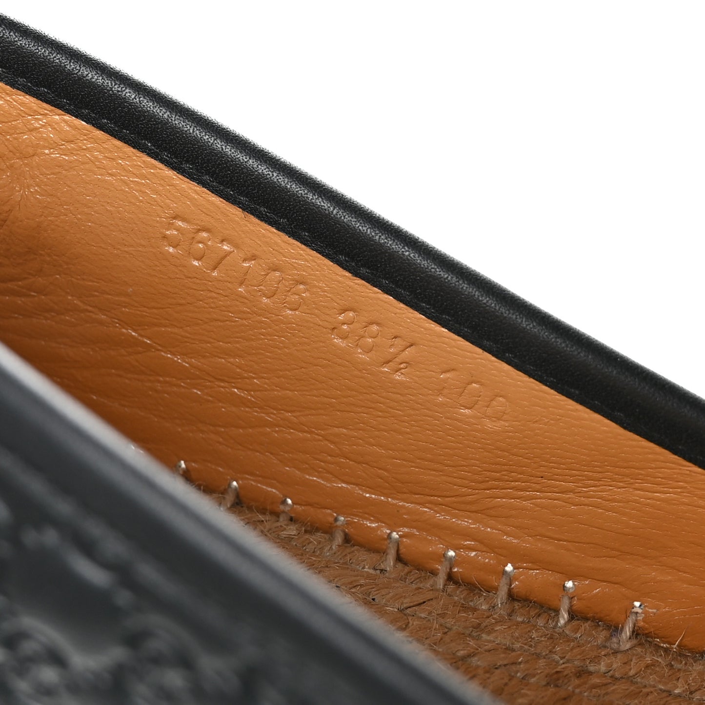 Microguccissima Signature Espadrilles 38.5 Black