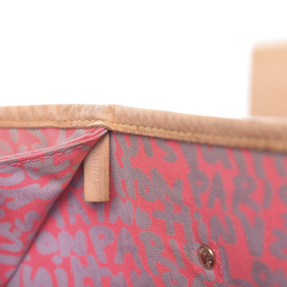 Louis Vuitton Monogram Graffiti Neverfull GM Fuchsia 7 of 22