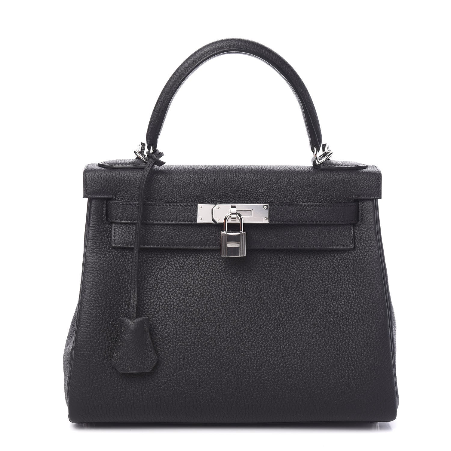 Hermes Togo Kelly Retourne 28 Black 1 of 10