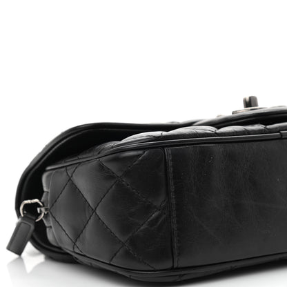 Chanel Aged Calfskin Quilted Small Easy Flap Black 9 of 10