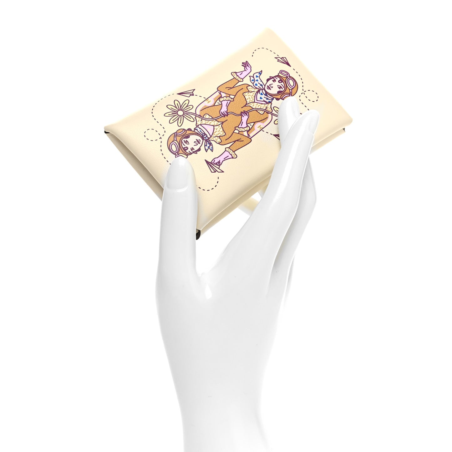 Swift Aviatrice Printed Calvi Card Case Nata