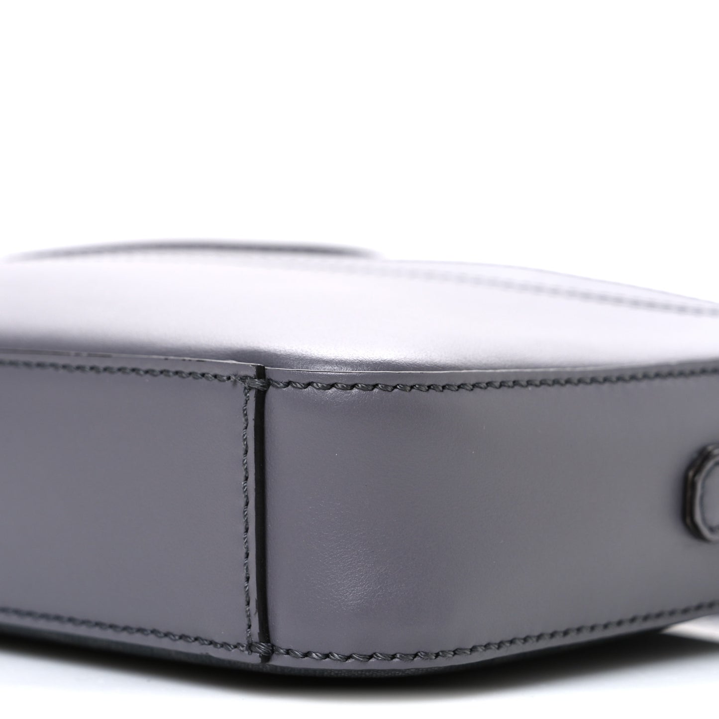 Glazed Fabric Vitello Liberty FF 1974 Diagonal Medium Camera Case Grey