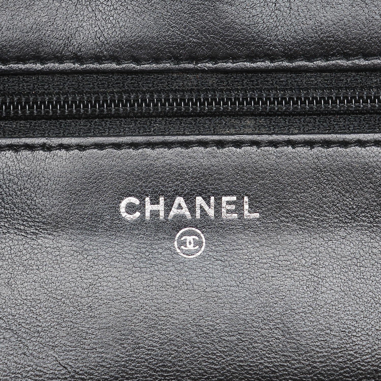 Chanel Lambskin Quilted Boy Wallet On Chain WOC Black 6 of 9