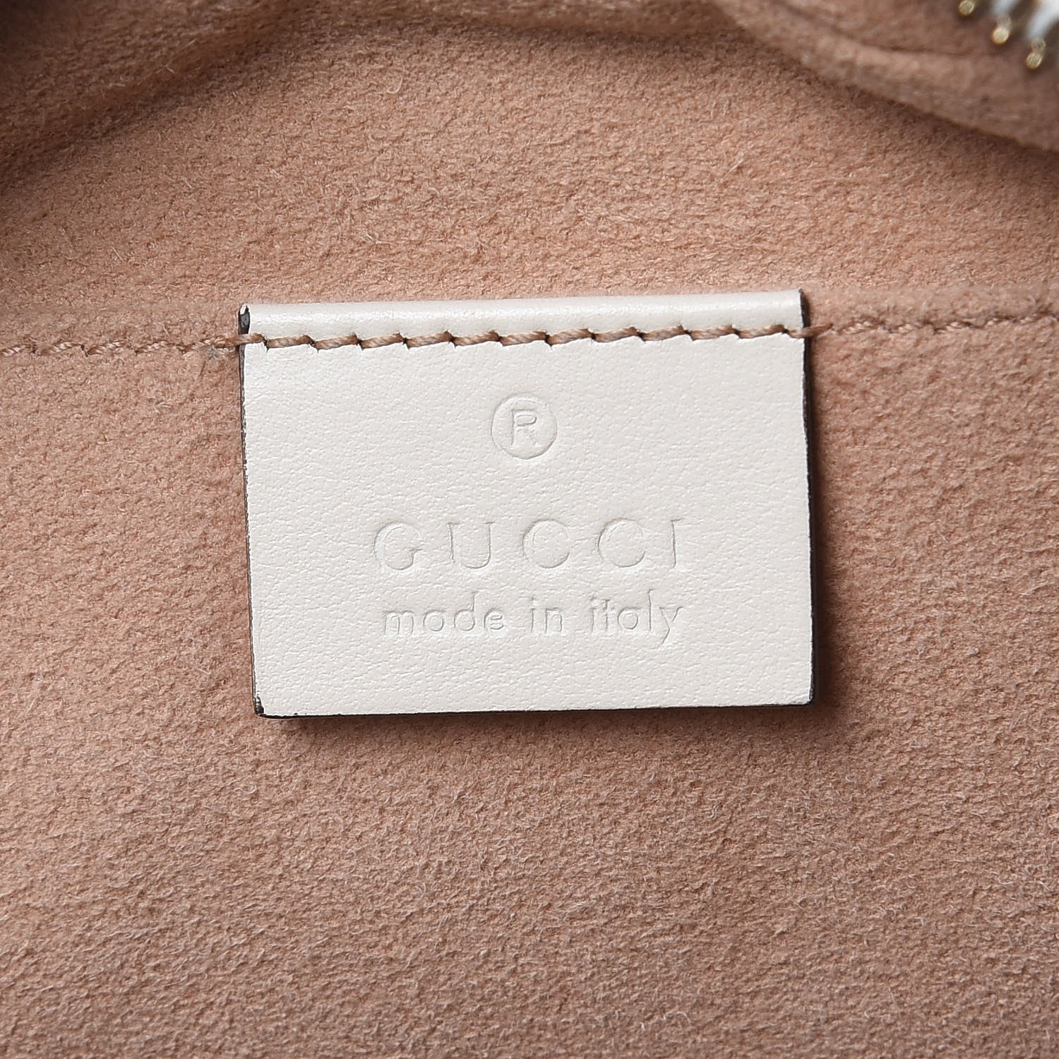 Gucci Calfskin Matelasse Small GG Marmont Chain Shoulder Bag White 6 of 11