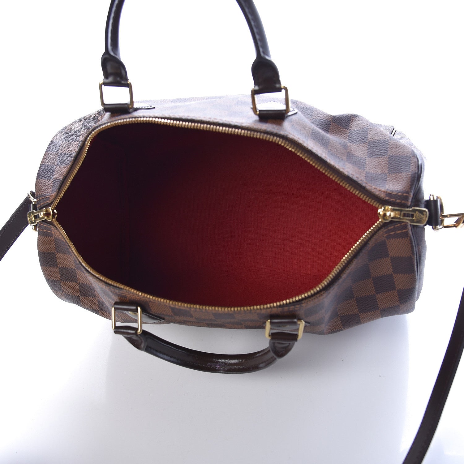 Louis Vuitton Damier Ebene Speedy Bandouliere 35 5 of 9