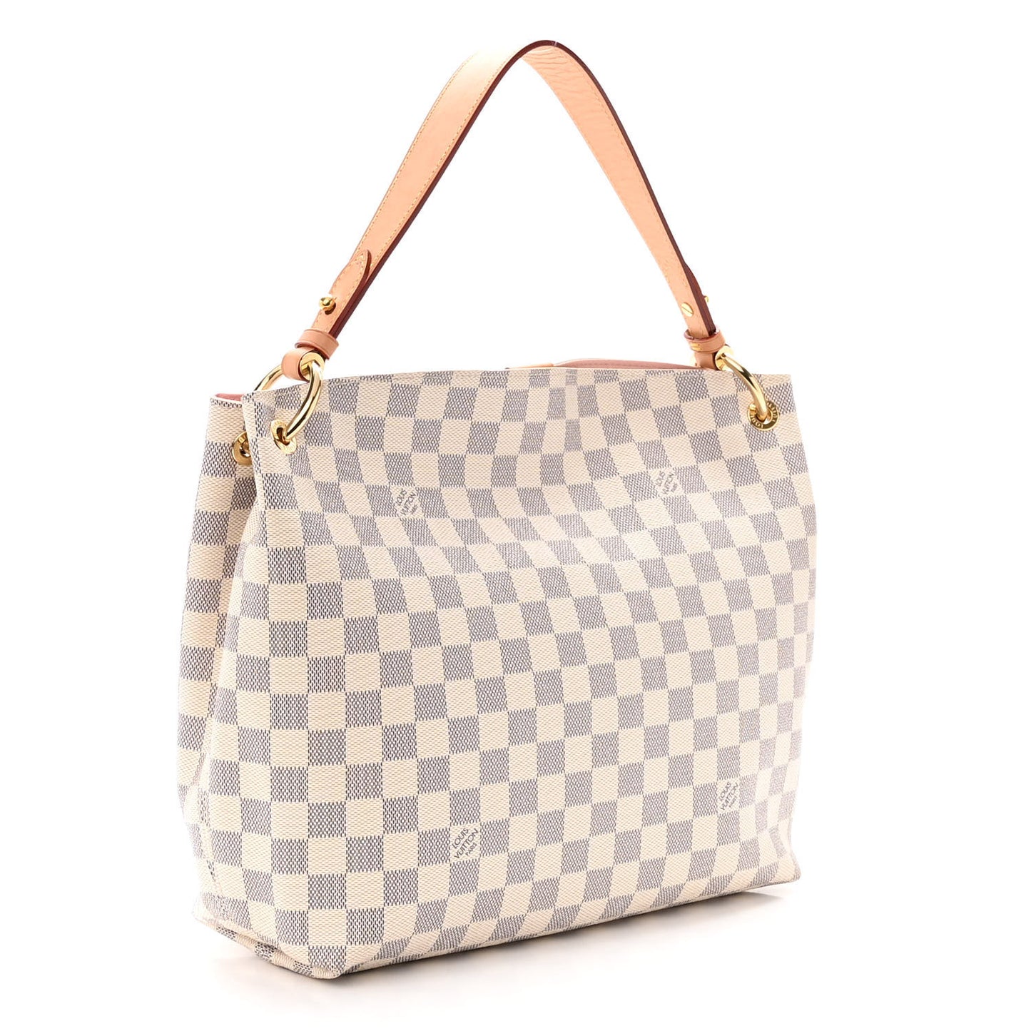 Damier Azur Graceful PM Rose Ballerine