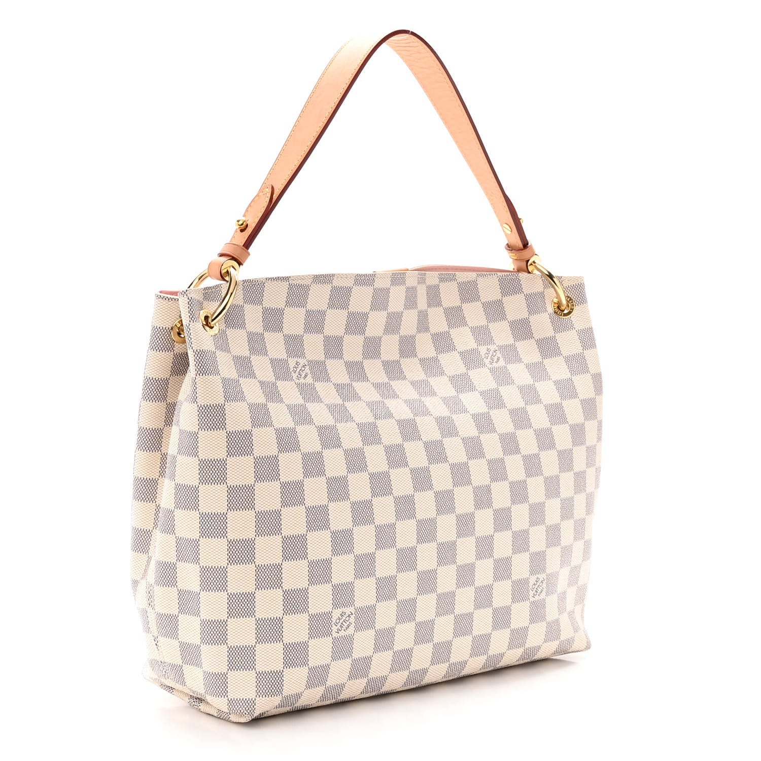 Louis Vuitton Damier Azur Graceful PM Rose Ballerine 2 of 10