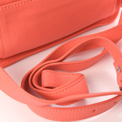 Proenza Schouler Lambskin PS1 Mini Pouch Messenger Bag Neon Coral 10 of 10
