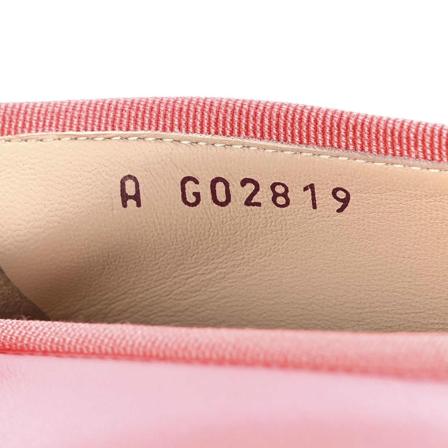 Calfskin Cap Toe Ballerina Flats 37 Pink