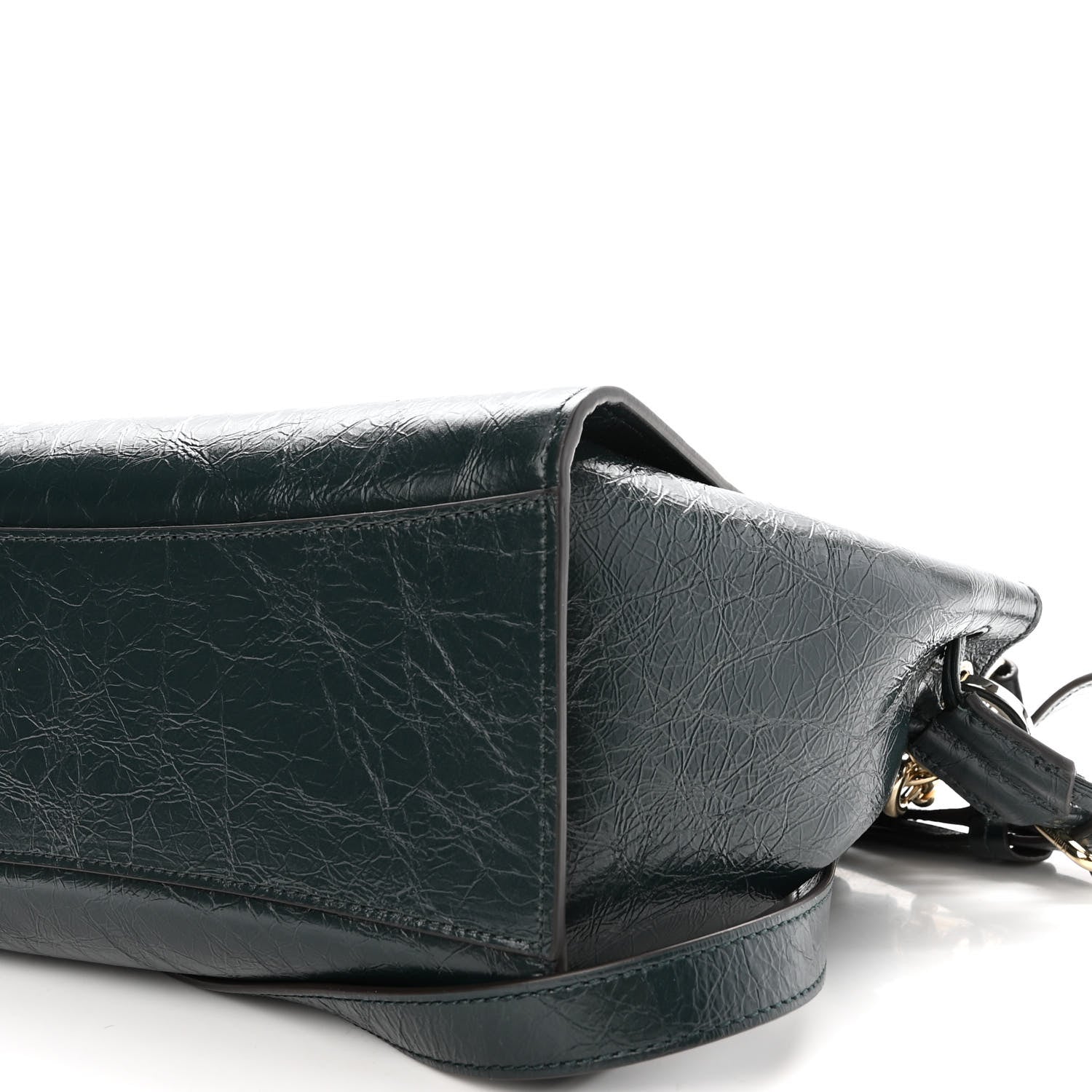 Mulberry Glossy Calfskin Small Iris Tote Black 9 of 9