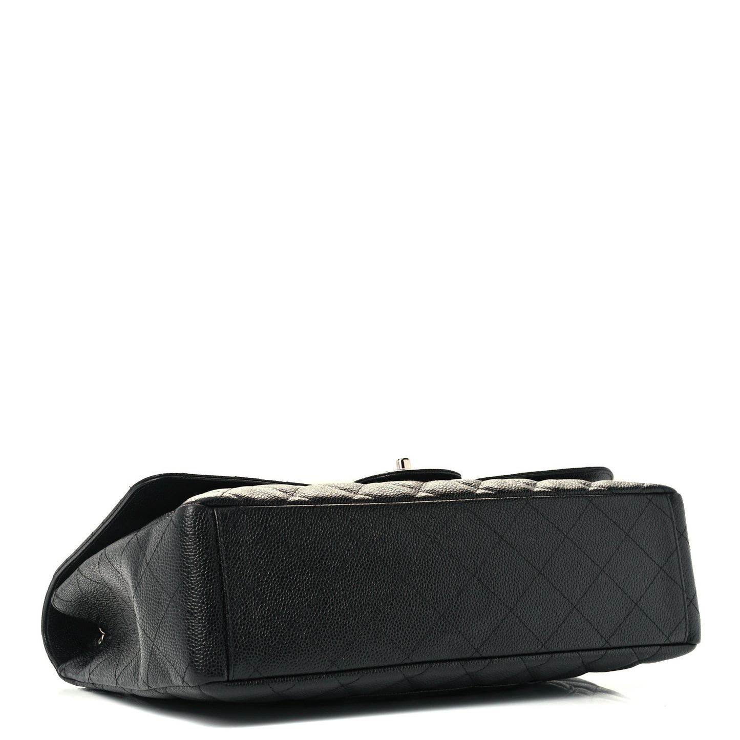 Caviar Quilted Maxi Single Flap Black