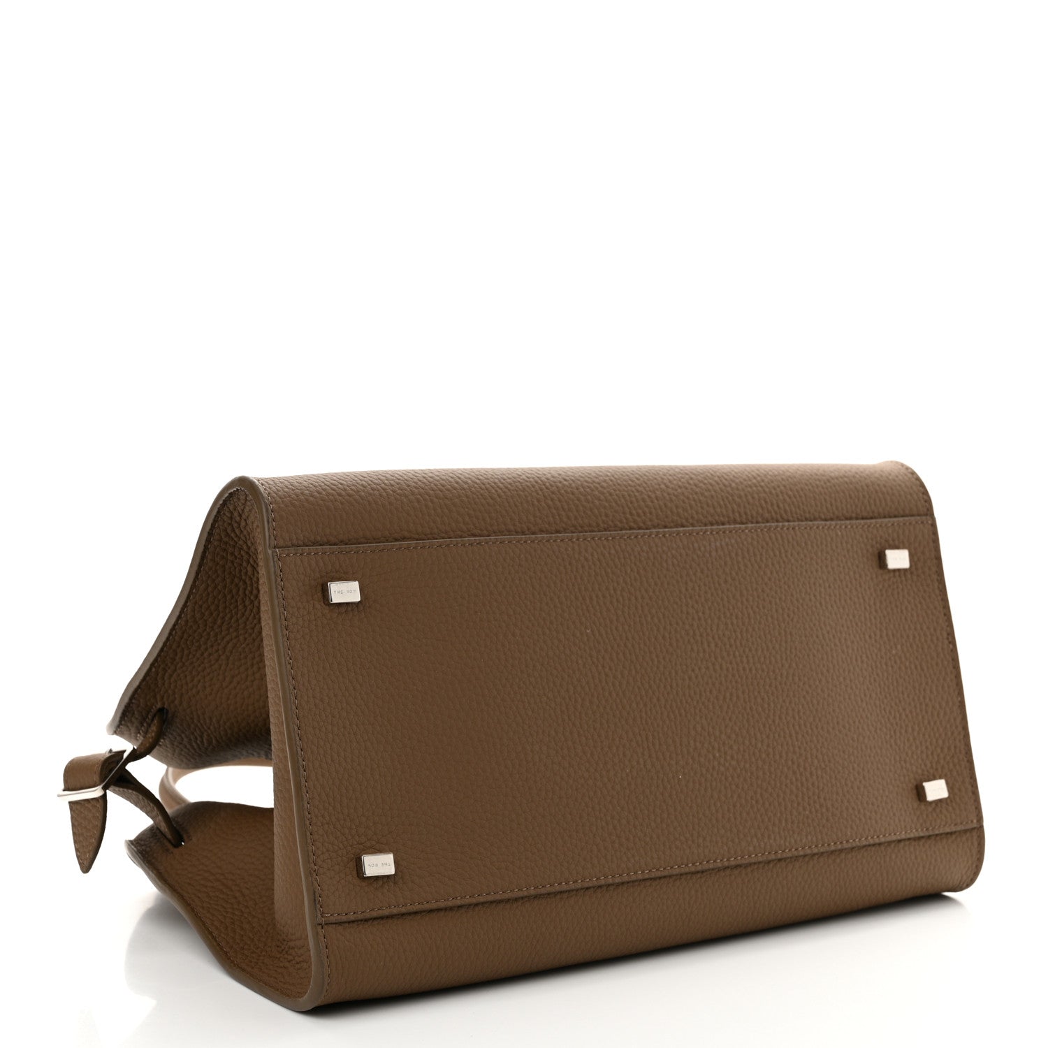 The Row Matte Grained Calfskin Soft Margaux 12 Taupe 4 of 9