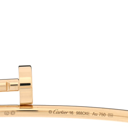 Cartier 18K Yellow Gold Small Juste Un Clou Bracelet 16 3 of 5