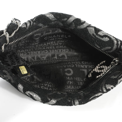 Chanel Silver CC Chain Pochette Black 8 of 8