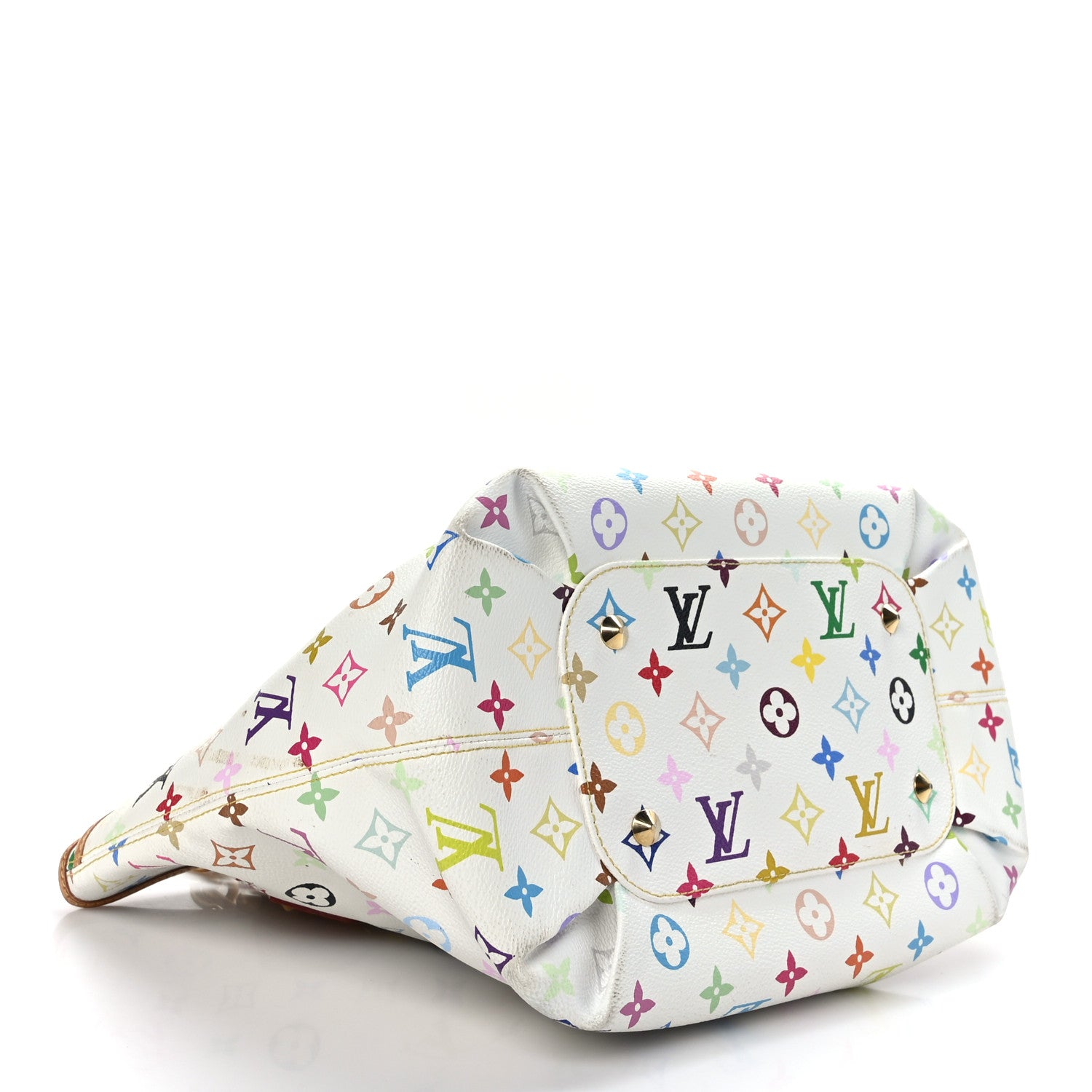Louis Vuitton Monogram Multicolor Annie MM White 4 of 13