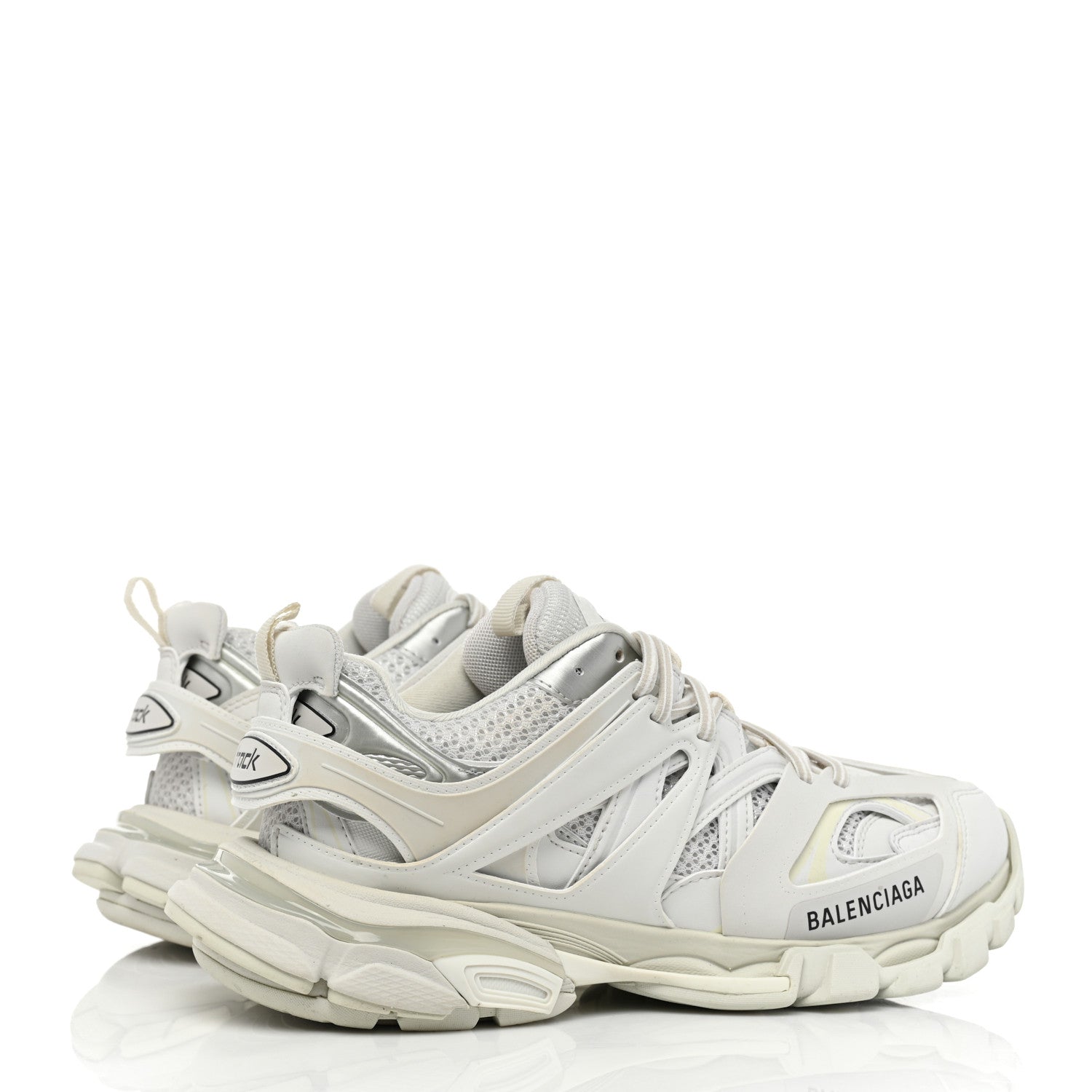 Balenciaga Mesh Nylon Womens Track Sneakers 40 White 4 of 7