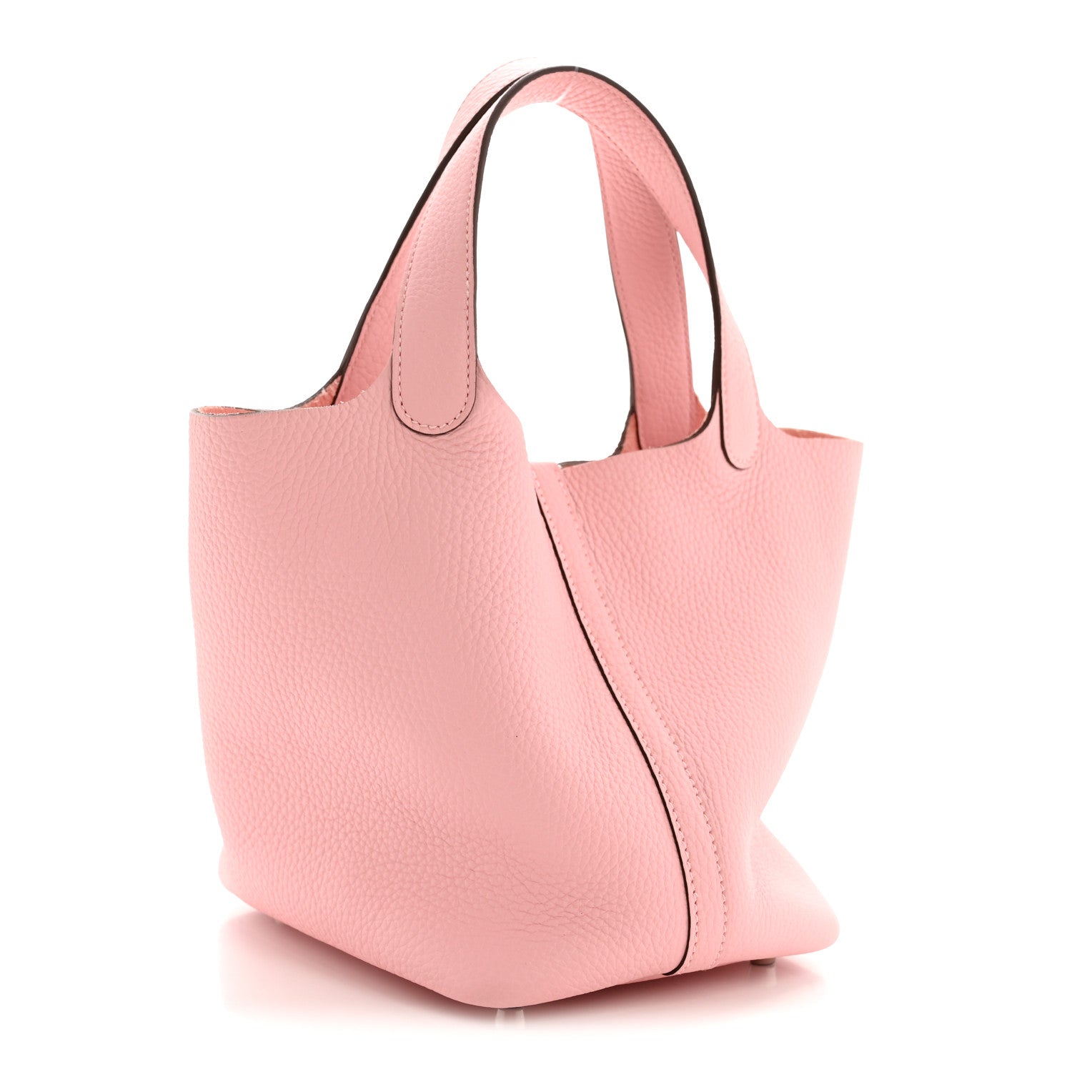 Hermes Taurillon Clemence Picotin Lock 18 PM Rose Sakura 1844590