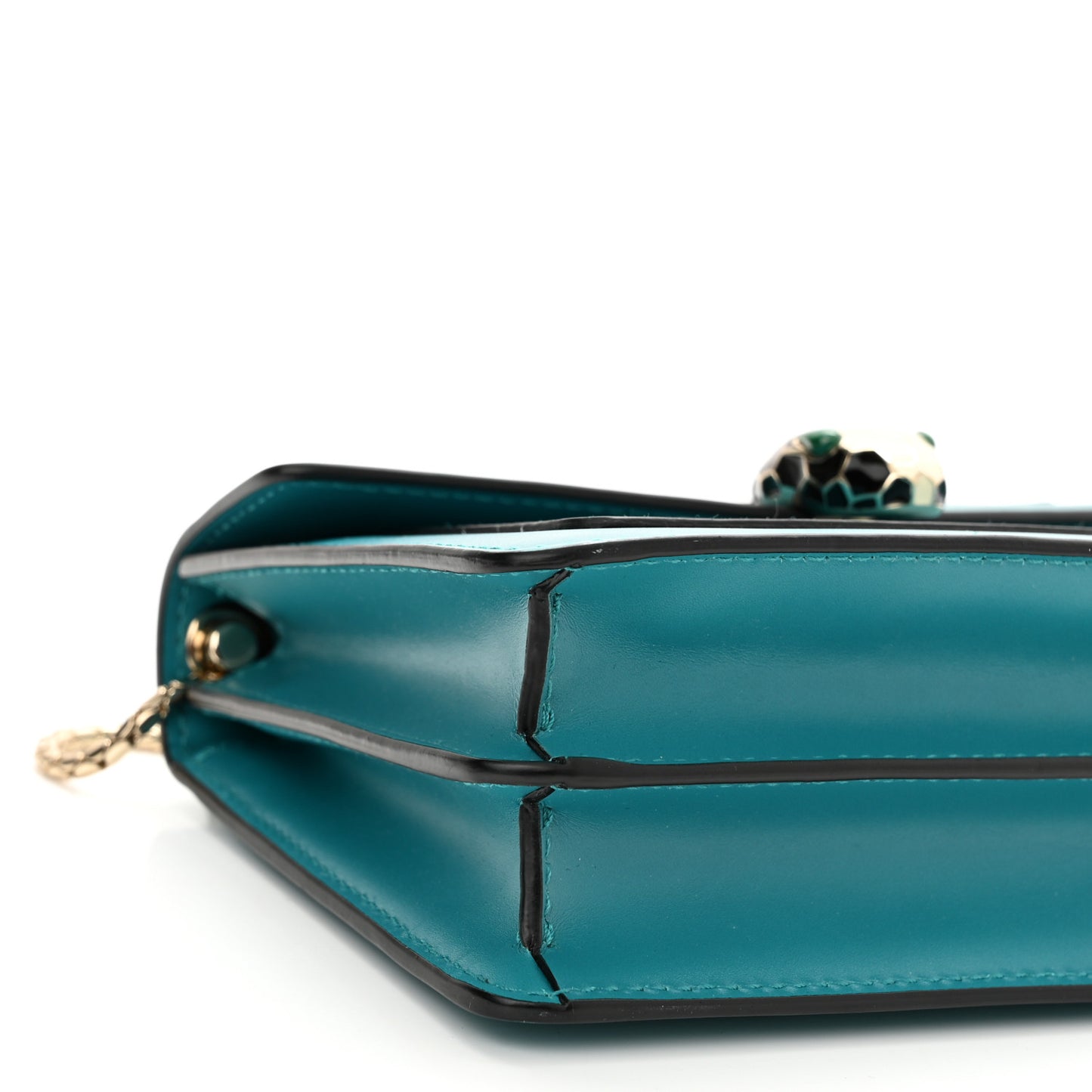 Calfskin Serpenti Forever Small Crossbody Bag Green