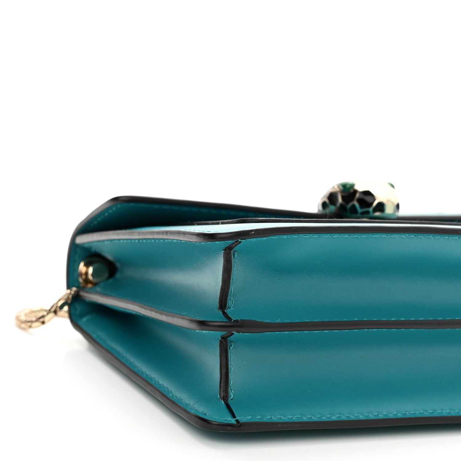 Bulgari Calfskin Serpenti Forever Small Crossbody Bag Green 10 of 11