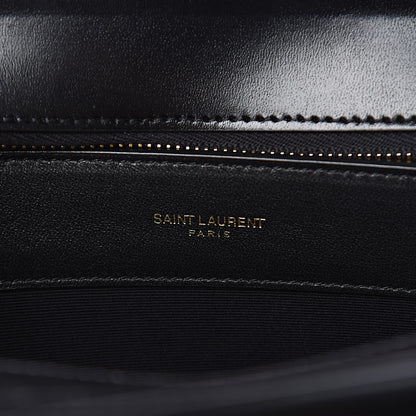 Saint Laurent Calf Hair Calfskin Monogram Medium Uptown Tote Black 6 of 11