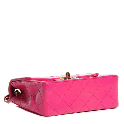 Chanel Lambskin Quilted Mini Square Flap Pink 4 of 8